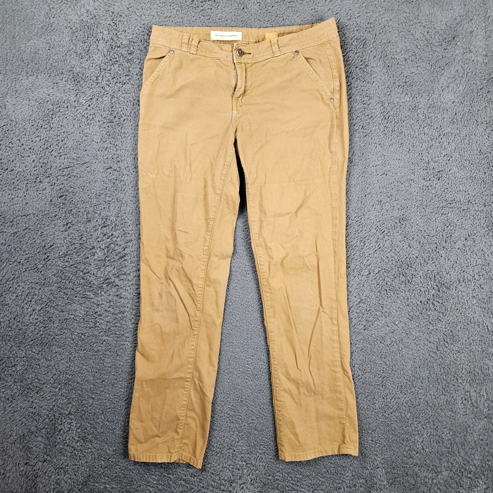Pilcro and the Letterpress Anthropologie Womens 28 Tan Chino Straight‎ Leg Pants